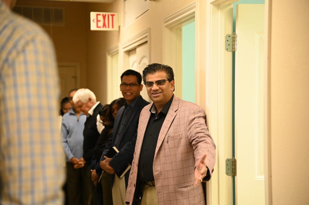 before the official opening of the new office