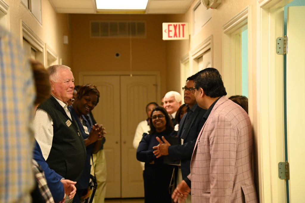 before the official opening of the new office