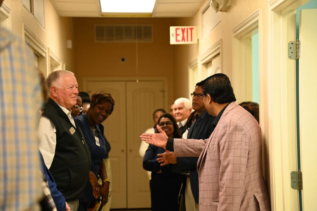 before the official opening of the new office